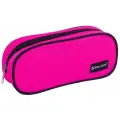 Пенал-косметичка Brauberg Pink, 22х9х5см, овальный, полиэстер, 3шт. (229270)