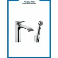 Смеситель для раковины Hansgrohe Vivenis однорычажный, с набором для биде со шлангом 1,60 м хром 75210000