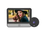 Цветной HD видеоглазок Tuya Wi-Fi для двери HD-com DW6(Tuya-2.0MP) с датчиком движения и записью на SD карту. Экран 4,3 дюйма. Камера 2MP