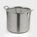 Котёл Катунь «Общепит», 25 л, d=35 см, h=30 см, металлическая крышка, клёпанные ручки