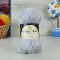 Пряжа Ангара люкс (Камтекс), серебристый - 008, 50% мохер, 50% акрил, 5 мотков, 50 г, 220 м.