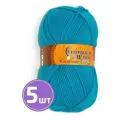 Пряжа Семеновская пряжа Svetlana W (290), бирюзово-голубой 5 шт. по 100 г