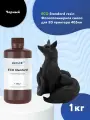 Экологичная фотополимерная УФ-смола JAMG HE Eco Standard Resin (365-405 nm) для LCD/DLP 3D принтера Anycubic photon, mono, Elegoo, mars, Saturn. 1л Черный