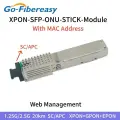 Go-Fibereasy XPON SFP ONU Stick Module 1.25G/2.5G SC-UPC/APC, XPON SC-APC