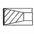 Комплект поршневых колец на поршень Knecht/Mahle 03973V2 для Citroen BX; Peugeot 205 II, 309 II, 405 I
