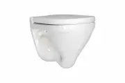 Подвесной унитаз Sanita Luxe Attica с быстросъемным сиденьем-микролифт, дюропласт 00013969 ATCSLWH0104