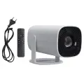 Mini Smart Projector 4K 1080p Поддержка портативного проектора Wifi6 Bt 5.2 для Android 11 Auto Horizontal Correction 180 градусов вращается для телефона для ноутбука EU