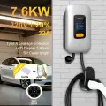 IPENGEN 32A Зарядная станция для электромобилей GBT 22 кВт 3-фазное автомобильное зарядное устройство 7 кВт 11 кВт EVSE Wallbox APP Control 5 м кабель 7.6KW 32A 1 phase