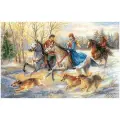 Набор для вышивания крестиком 'Русская охота', 60*40 см, Риолис