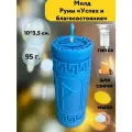 Форма силиконовая для свечей, мыла, гипса, смолы, бетона Руны успеха и благосостояния размеры свечи 10*3,5 см, вес 95 гр.