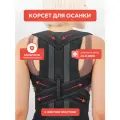 MEDKING Корректор осанки ортопедический - корсет для спины грудо-поясничный - M