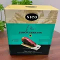 Испанский Хамон серрано Резерва Nico, 950 гр, подарочный набор (хамонера, нож)