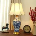 Китайская керамическая настольная лампа, 50*30 см