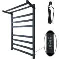 Полотенцесушитель Маргроид ПРОФИЛЬНЫЙ 8110, электрический, с полкой, черный, 810x500 см