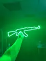 Ак47 неоновая лампа, светильник