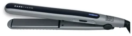 Щипцы для волос DEWAL BEAUTY Dark Charm, 25x110 мм, 30 Вт, серые