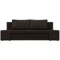 Диван прямой Сан Марко, экокожа коричневая