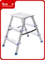 Стремянка STAIRS алюминиевая двухсторонняя с мини-платформой 3 ступени AMP203