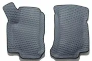 Передние ковры с бортами 3D EVA для Lada Granta. Серый/Черный