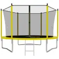 Батут с защитной сеткой SWOLLEN Lite Inside ZIP 10 FT (305 см) (Yellow) детский, для детей, уличный, для улицы, для дачи