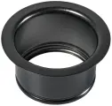 Фланец в мойку BORT Washing flange FBL60 (black), удлиненный черный фланец для измельчителя, высота - 60мм