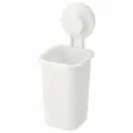 IKEA TISKEN держатель для зубной щетки, с присоской, белый, подставка для зубной щетки