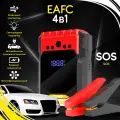 Автомобильное пусковое устройство EAFC 4 в 1, внешний аккумулятор, воздушный компрессор, насос для шин, аварийное пусковое устройство