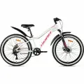 Велосипед HORH LIMA 26 (2024) White-Pink, подростковый для девочек 11 - 16 лет, алюминий, белый, розовый, рост 145-160