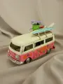 Ретро-автобус Фольксваген Т1, 'Flower Power', 17х7х11см KSVA-RD-2404-S-2360