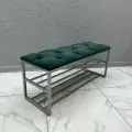 Банкетка в прихожую для обуви 100х35х45 см STEEL MEBEL (БПХ-К4)