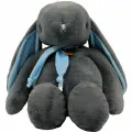 Мягкая игрушка Кролик 58 см темно-серый/голубой, Lapkin,