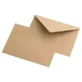 Крафт конверт С6 (114*162 мм), декстрин, клапан треугольный - 1000 шт.