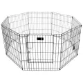 Вольер MidWest Life Stages для собак, 8 панелей 61х61h см, с дверью-MAXLock черный
