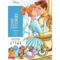 Раскраска по номерам Coloriages mysteres Disney - Love Stories (Любовные истории), 128 стр.