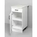 Кухонный модуль Гестия Орион, белый, ЛДСП, напольный, 40 см, с выдвижным ящиком