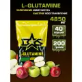 Л-Глутамин порошок Binasport L-GLUTAMINE (Глютамин) 200 г со вкусом яблока