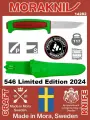 Нож Morakniv Basic 546 (S), 2024, Dala Red /Ivy Green