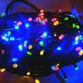 Гирлянда Нить разноцветная - 100 светодиодов 10 метров 8 режимов свечения