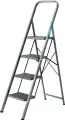 Стремянка СИБИН, 4 ступени, 95 см, широкие обрезиненные ступени, стальная 38807-04_z02