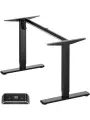 Подстолье с электроприводом ONKRON WDF221E, металлическая опора для стола с одним мотором и модулем управления, черный