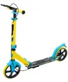 Самокат 2-колесный RIDEX Rank 200 мм, ручной тормоз, желтый/голубой