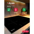 Индукционная варочная панель Ardo IM64BT2 с функцией Boost, Stop&Go, индикация тепла, защита от перегрева, 59 см