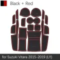 Противоскользящая резиновая подушка для дверей автомобиля, подушка для ворот для Suzuki Vitara LY Escudo Sport 2015 ~ 2019, аксессуары для ковриков 2016 2017 2018, Red