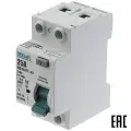 Устройство защитного отключения УЗО-03new 14216DEK (тип АС) 25А-100мА 230В 1P+N 6кА DEKraft