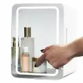 Мини Холодильник Для Косметики 8л Светодиодное Косметическое Зеркало Немой-1 шт