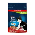 Сухой корм Felix Двойная вкуснятина для кошек Говядина, 3 кг.