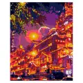 Алмазная мозаика 40x50 см (полное заполнение) Ночной Китай