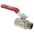 Кран шаровой латунный 1/2 вн/нар PN 40 рычаг RTP