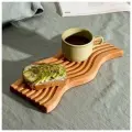 Доска разделочная для подачи и сервировки Adelica «Волна», 15x1.8x31 см