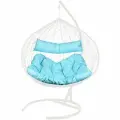Подушка Bigarden для двухместного подвесного кресла голубая
